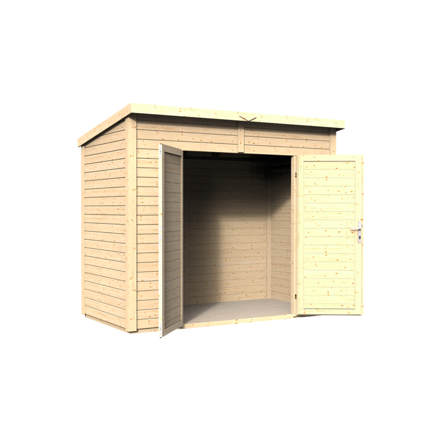 Abri de jardin bois Midway – 244 x 121 cm – Image 2