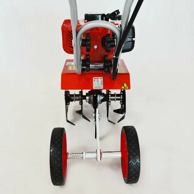 HECHT 752 Motobineuse Moteur 2 temps Fraiseuse Houe Jardin Houe du cultivateur 16 couteaux 14.3 kg largeur travail 25cm 9000tr/min – Image 4