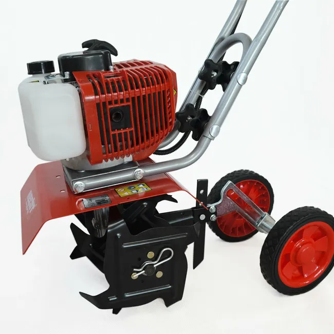 HECHT 752 Motobineuse Moteur 2 temps Fraiseuse Houe Jardin Houe du cultivateur 16 couteaux 14.3 kg largeur travail 25cm 9000tr/min – Image 3