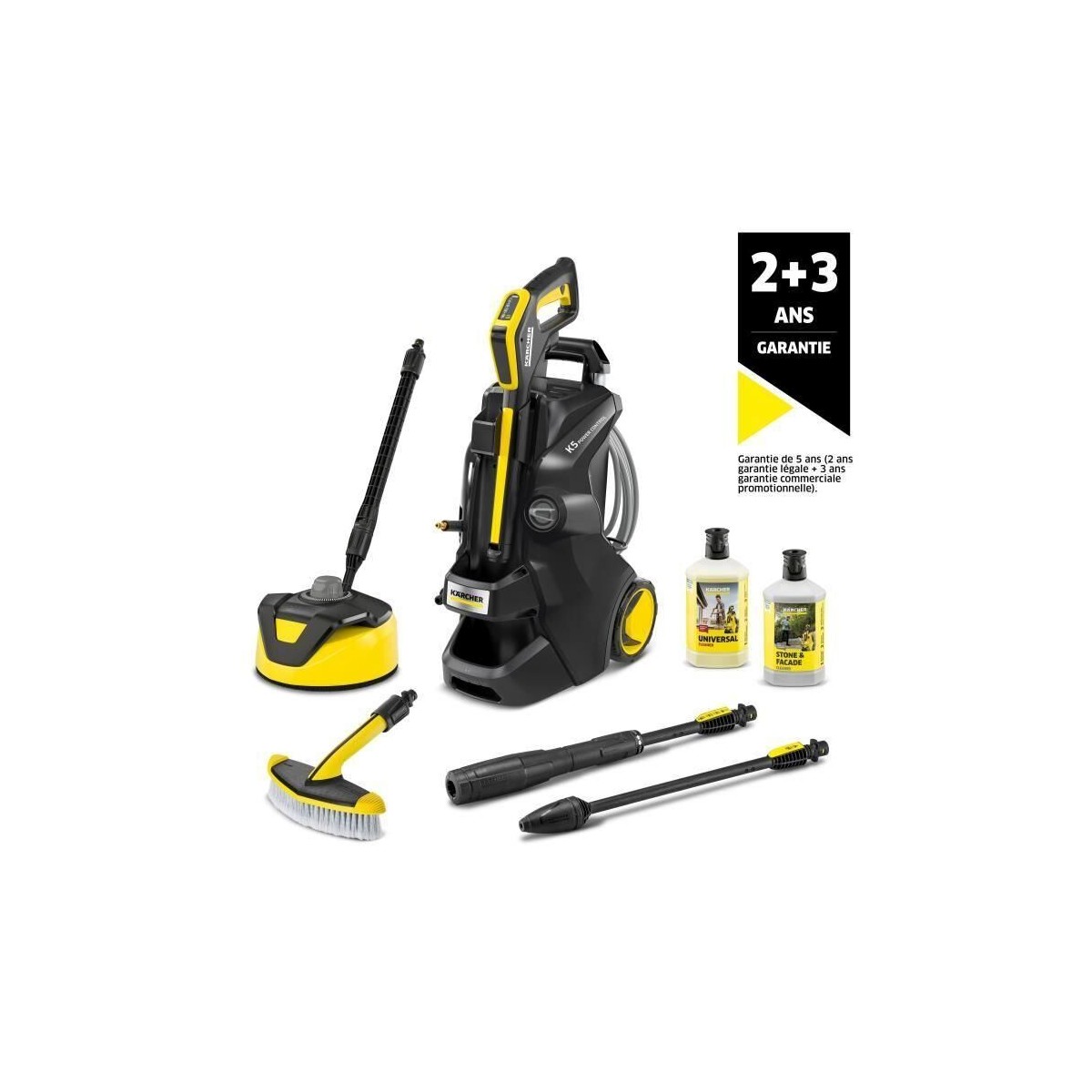KARCHER - Nettoyeur haute pression KARCHER K5 Power Control Flex Home&Brush 500 L/h - 2100 W - 145 bars - livré avec 2 brosses + 2 – Image 2