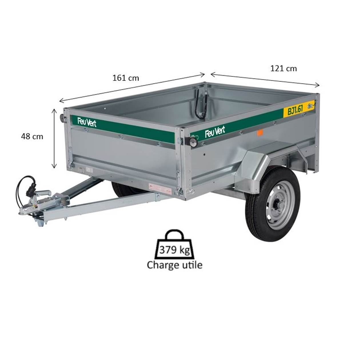 Remorque FEU VERT BJ1.61 – Image 2
