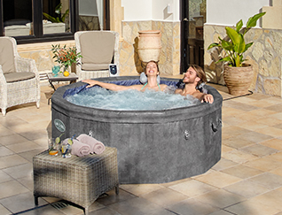 Couvercle Thermique Spa Gonflable Carré 196x196cm — Isolation Renforcée — DÉSTOCKAGE