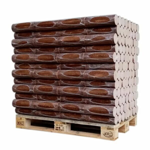 Bois densifié compressé 100% Hêtre — Palette 960 kg