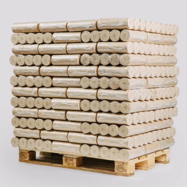 Briquettes de bois Pellini sans trou — Palette 960 kg