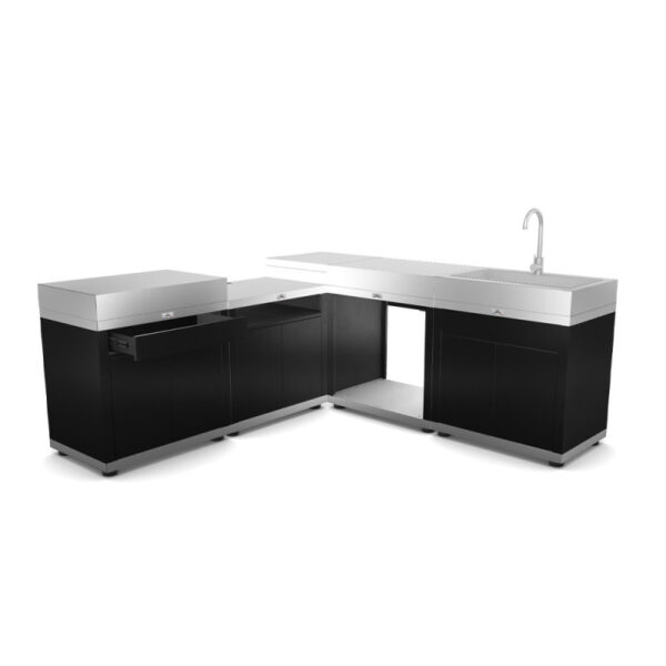 Cuisine extérieure d'angle DUO 5 modules — Le Marquier