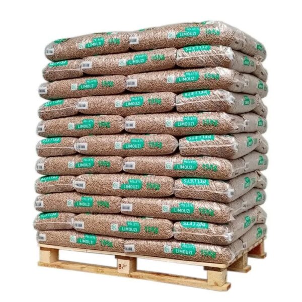 Granulés de bois Limouzi — 66 sacs 15 kg