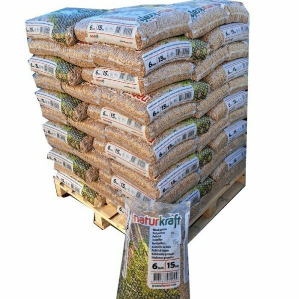 Granulés de bois Naturkraft — Palette 66 sacs 15 kg