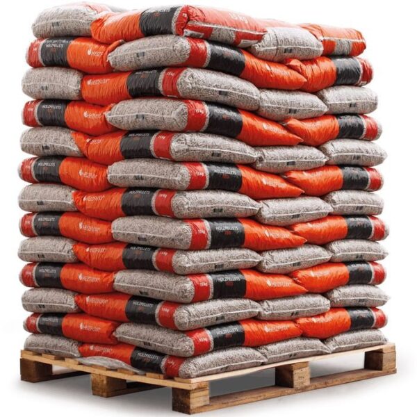 Granulés HEIZFUXX Rouge EN+ A1 — Palette 65 sacs 15 kg