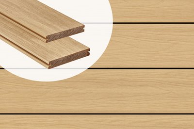 Planche de terrasse composite solide PuraShield Cedar 2,3 x 13,8 cm