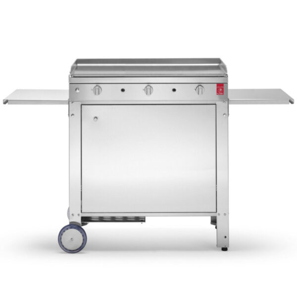 Pack plancha gaz Chef 80 + chariot inox — Planet
