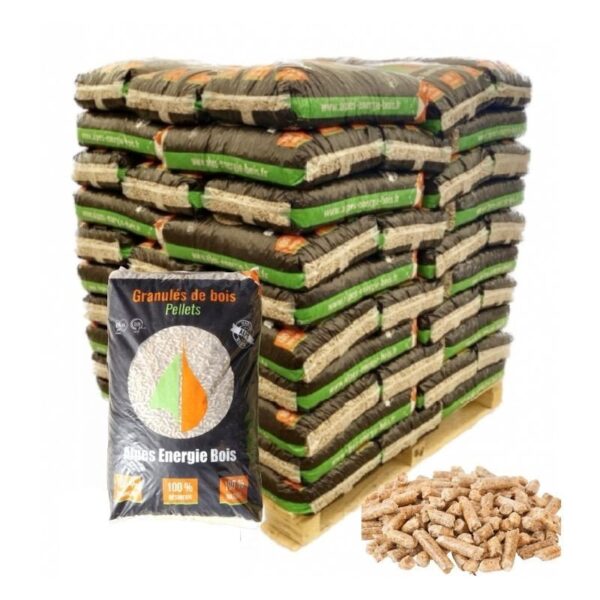 Pellets Alpes Energie Bois — Palette 70 sacs 15 kg