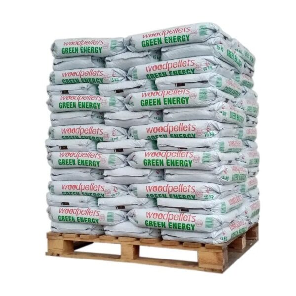 Pellets Green Energy DINplus — 65 sacs 15 kg