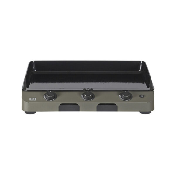 Plancha gaz Fusion 75 acier gris cargo — ENO
